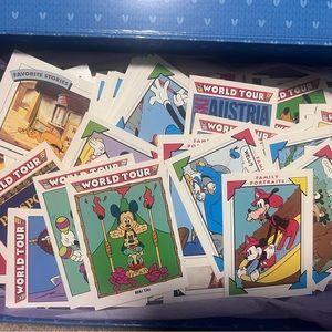 Disney Vintage Trading Cards lot Mickey Mouse Minnie Goofy Pluto Donald